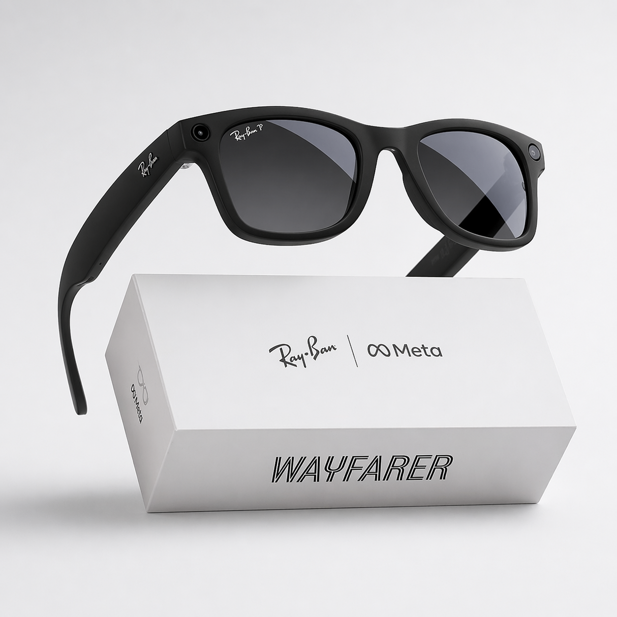 Ray-Ban Meta (Gen 2) Wayfarer Smart AI Glasses – Matte Black