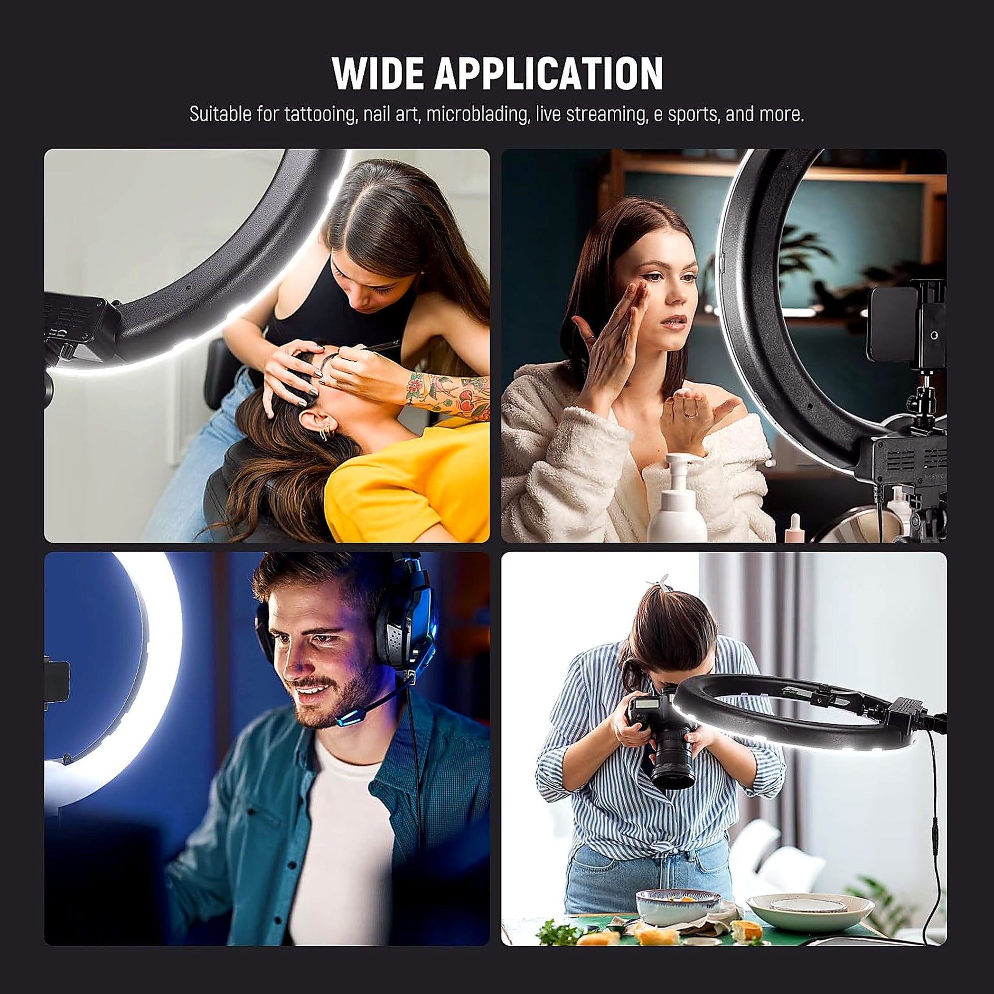 Neewer Ring Light Set – Adjustable LED Ring Light for Video & Content Creators