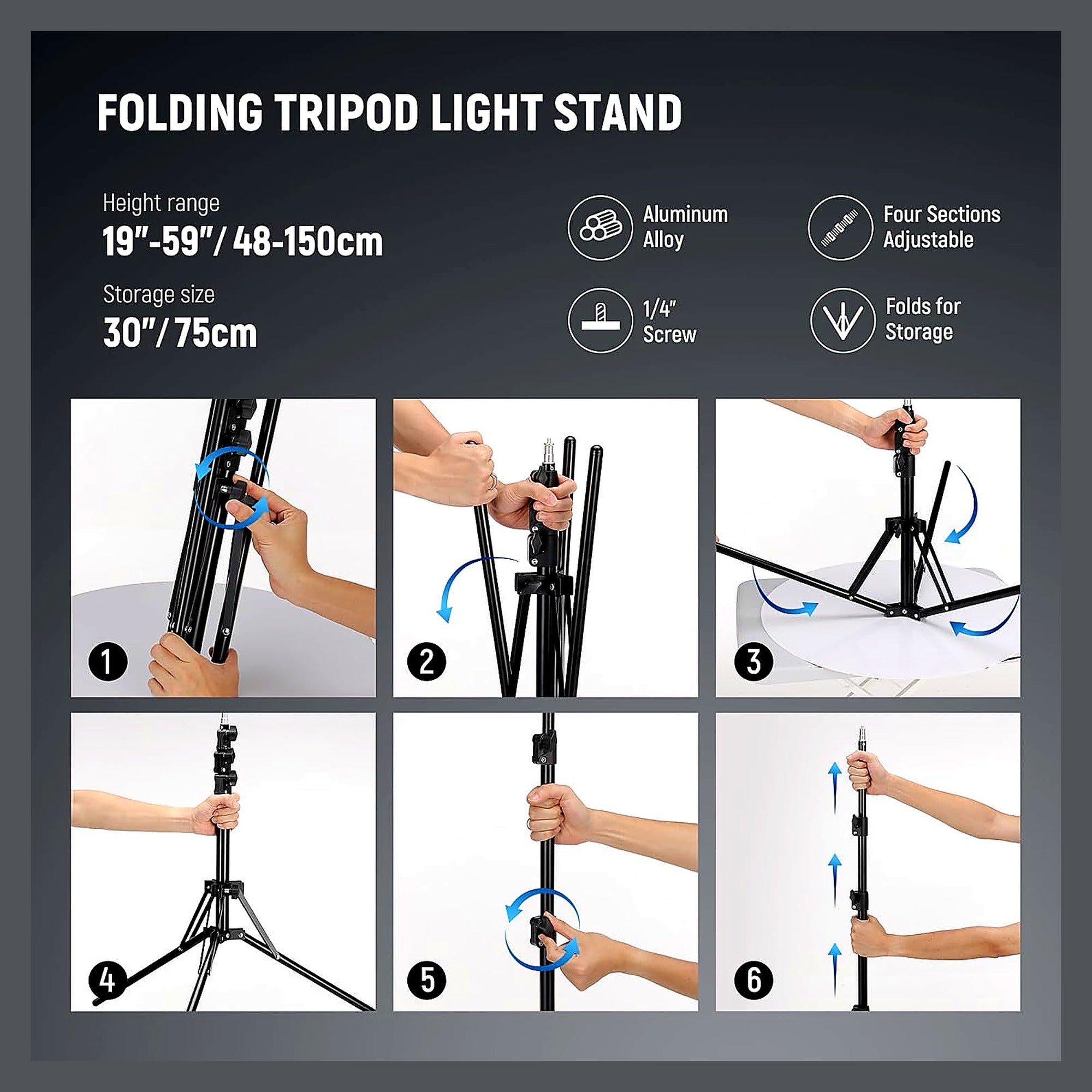 Neewer Ring Light Set – Adjustable LED Ring Light for Video & Content Creators